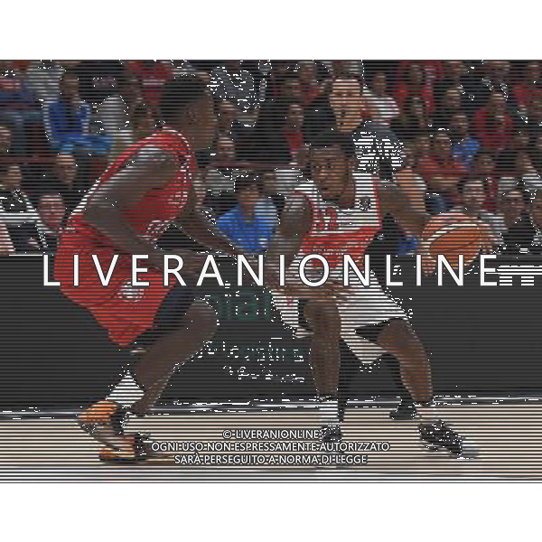 LBA Lega Basket Serie A 2016/2017 3a Giornata Milano - 16.10.2016 EA7 Emporio Armani Milano-Openjobmetis Varese Nella Foto:Johnson Melvin - Abass Abass Awudu /Ph.Vitez-Ag. Aldo Liverani
