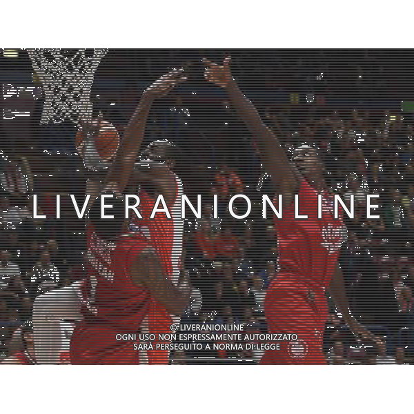 LBA Lega Basket Serie A 2016/2017 3a Giornata Milano - 16.10.2016 EA7 Emporio Armani Milano-Openjobmetis Varese Nella Foto:Eyenga Christian - Abass Abass Awudu - McLean Jamel /Ph.Vitez-Ag. Aldo Liverani
