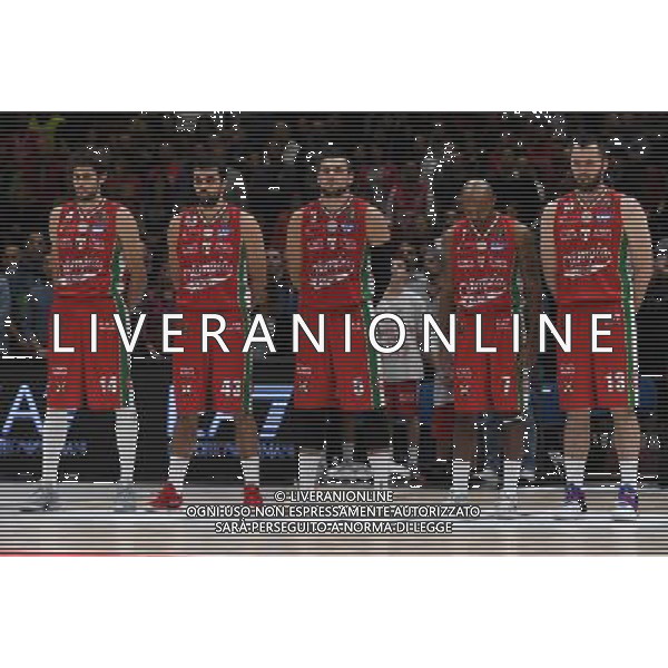 LBA Lega Basket Serie A 2016/2017 3a Giornata Milano - 16.10.2016 EA7 Emporio Armani Milano-Openjobmetis Varese Nella Foto:Pascolo Davide,Simon Krunoslav,Gentile Alessandro,Hickman Richard,Macvan Milan /Ph.Vitez-Ag. Aldo Liverani