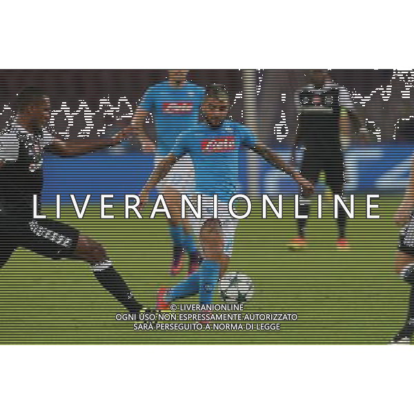 NAPOLI - BESIKTAS CHAMPIONS LEAGUE 19 OTTOBRE 2016 NELLA FOTO LORENZO INSIGNE © MOSCA / AGENZIA ALDO LIVERANI SAS 