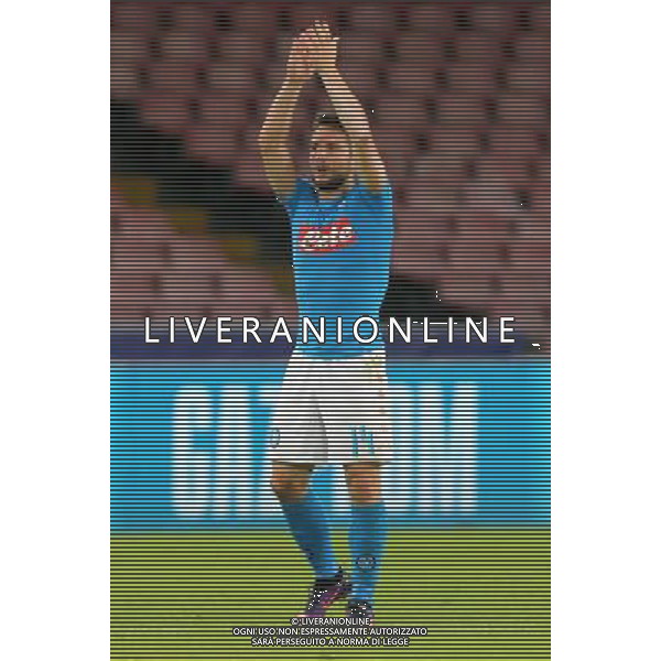 NAPOLI BESIKTAS CHAMPIONS LEAGUE 19-10-2016 NELLA FOTO: DRIES MERTENS FOTO MOSCA- AG.LIVERANI