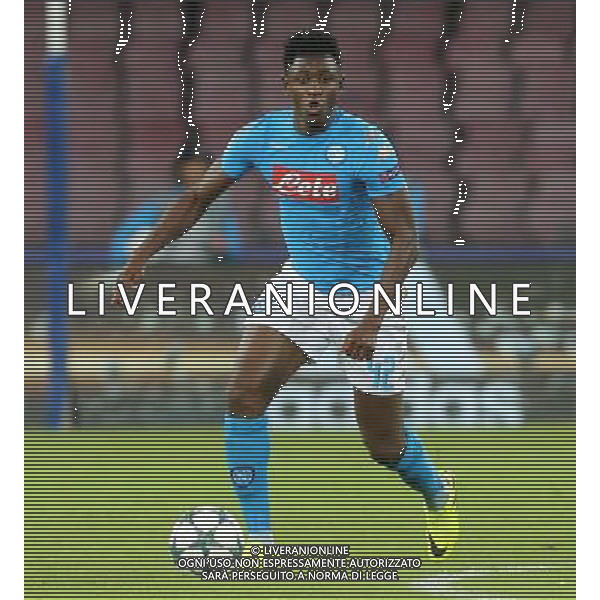 NAPOLI BESIKTAS CHAMPIONS LEAGUE 19-10-2016 NELLA FOTO: AMADOU DIAWARA FOTO MOSCA- AG.LIVERANI