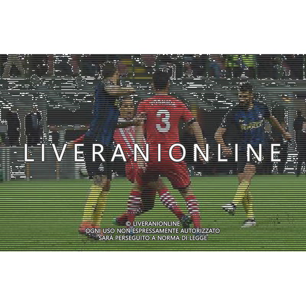 UEFA Europa League 2016/2017 Fase a Gironi Gruppo K Milano - 20.10.2016 Inter-Southampton Nella Foto: il gol di antonio candreva del 1-0 /Ph.Vitez-Ag. Aldo Liverani