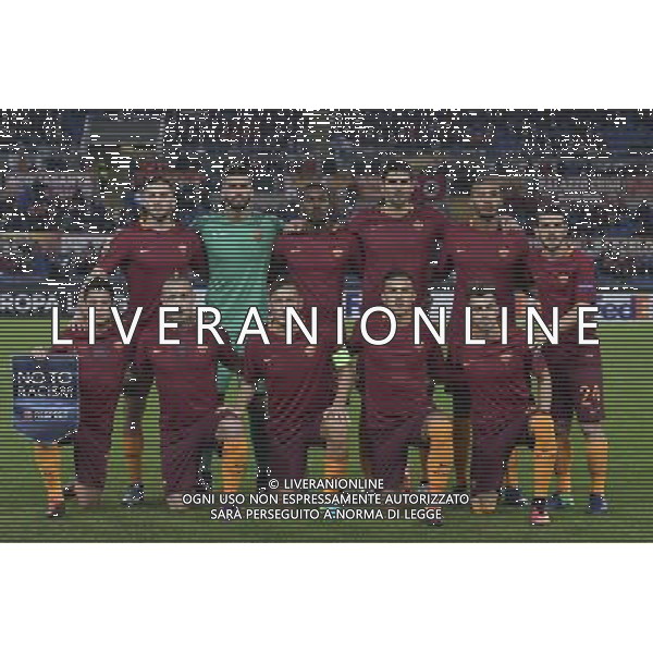 UEFA Europa League 2016-2017 Fase a gironi Gruppo E Roma 20.10.2016 - AS Roma vs Austria Vienna - nella foto: Formazione della Roma /Ph.Corradetti-Ag. Aldo Liverani