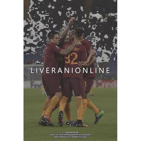 UEFA Europa League 2016-2017 Fase a gironi Gruppo E Roma 20.10.2016 - AS Roma vs Austria Vienna - nella foto: esultanza dopo il gol di El Shaarawy /Ph.Corradetti-Ag. Aldo Liverani