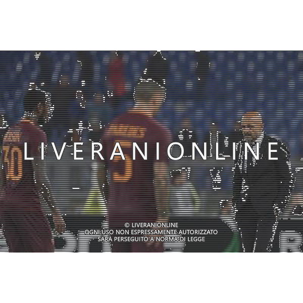UEFA Europa League 2016-2017 Fase a gironi Gruppo E Roma 20.10.2016 - AS Roma vs Austria Vienna - nella foto: Delusione di Luciano Spalletti a fine gara /Ph.Corradetti-Ag. Aldo Liverani