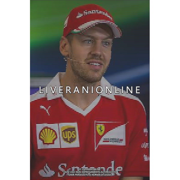 Sebastian Vettel (GER) Ferrari in the FIA Press Conference. 20.10.2016. Formula 1 World Championship, Rd 18, United States Grand Prix, Austin, Texas, USA, Preparation Day. AG ALDO LIVERANI SAS ONLY ITALY