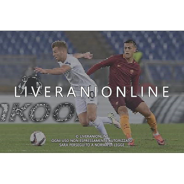UEFA Europa League 2016-2017 Fase a gironi Gruppo E Roma 20.10.2016 - AS Roma vs Austria Vienna - nella foto: Alexander Grunwald e Leandro Paredes /Ph.Corradetti-Ag. Aldo Liverani