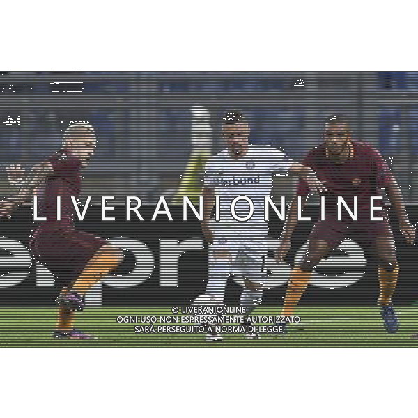 UEFA Europa League 2016-2017 Fase a gironi Gruppo E Roma 20.10.2016 - AS Roma vs Austria Vienna - nella foto: Venuto Radja Nainggolan e Juan Jesus /Ph.Corradetti-Ag. Aldo Liverani