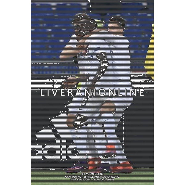 UEFA Europa League 2016-2017 Fase a gironi Gruppo E Roma 20.10.2016 - AS Roma vs Austria Vienna - nella foto: esultanza di Olarenwaju Kayode dopo il gol del pareggio /Ph.Corradetti-Ag. Aldo Liverani