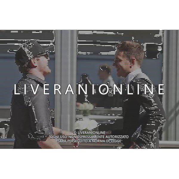 (L to R): Conor Daly (USA) with Stoffel Vandoorne (BEL) McLaren Test and Reserve Driver. 21.10.2016. Formula 1 World Championship, Rd 18, United States Grand Prix, Austin, Texas, USA, Practice Day. / AGENZIA ALDO LIVERANI SAS - ITALY ONLY EDITORIAL USE ONLY