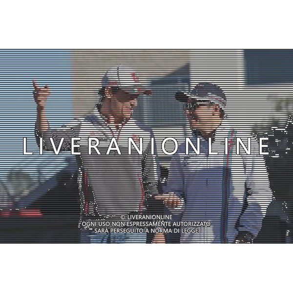 (L to R): Esteban Gutierrez (MEX) Haas F1 Team with Felipe Massa (BRA) Williams. 21.10.2016. Formula 1 World Championship, Rd 18, United States Grand Prix, Austin, Texas, USA, Practice Day. / AGENZIA ALDO LIVERANI SAS - ITALY ONLY EDITORIAL USE ONLY