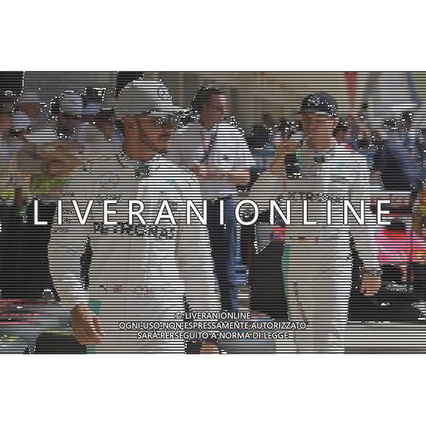Pole for Lewis Hamilton (GBR) Mercedes AMG F1 W07 , 2nd for Nico Rosberg (GER) Mercedes AMG Petronas F1 W07. 22.10.2016. Formula 1 World Championship, Rd 18, United States Grand Prix, Austin, Texas, USA, Qualifying Day. AG ALDO LIVERANI SAS ONLY ITALY
