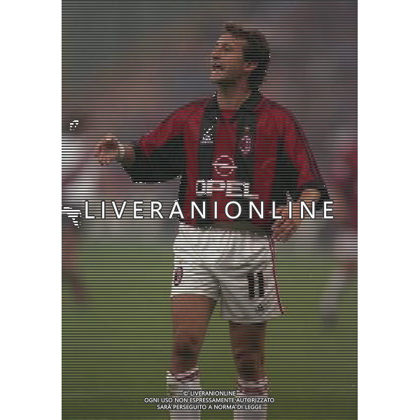 MILANO 23-09-1998 COPPA ITALIA MILAN TORINO NELLA FOTO MAURIZIO GANZ AG ALDO LIVERANI SAS