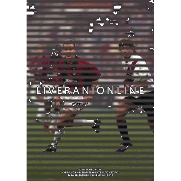 MILANO 23-09-1998 COPPA ITALIA MILAN TORINO NELLA FOTO OLIVER BIERHOFF AG ALDO LIVERANI SAS