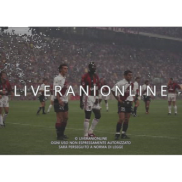 MILANO 23-09-1998 COPPA ITALIA MILAN TORINO NELLA FOTO GIANLUCA COMOTTO E GEORGE WEAH AG ALDO LIVERANI SAS