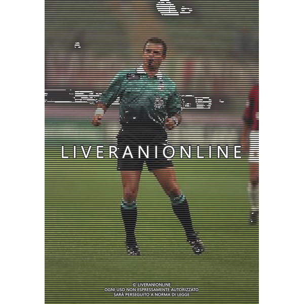 MILANO 23-09-1998 COPPA ITALIA MILAN TORINO NELLA FOTO ARBITRO STEFANO BRASCHI AG ALDO LIVERANI SAS