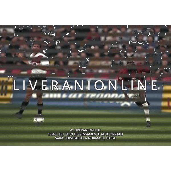 MILANO 23-09-1998 COPPA ITALIA MILAN TORINO NELLA FOTO IBRAHIM BA AG ALDO LIVERANI SAS