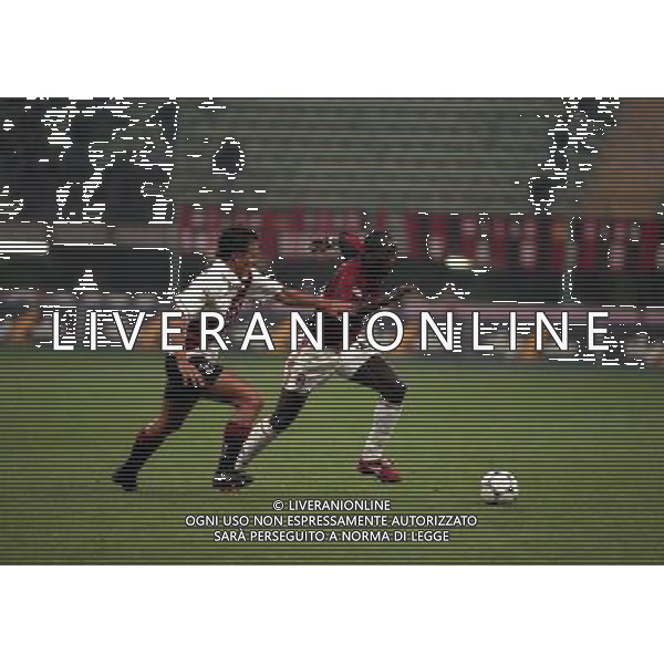 MILANO 23-09-1998 COPPA ITALIA MILAN TORINO NELLA FOTO GEORGE WEAH AG ALDO LIVERANI SAS