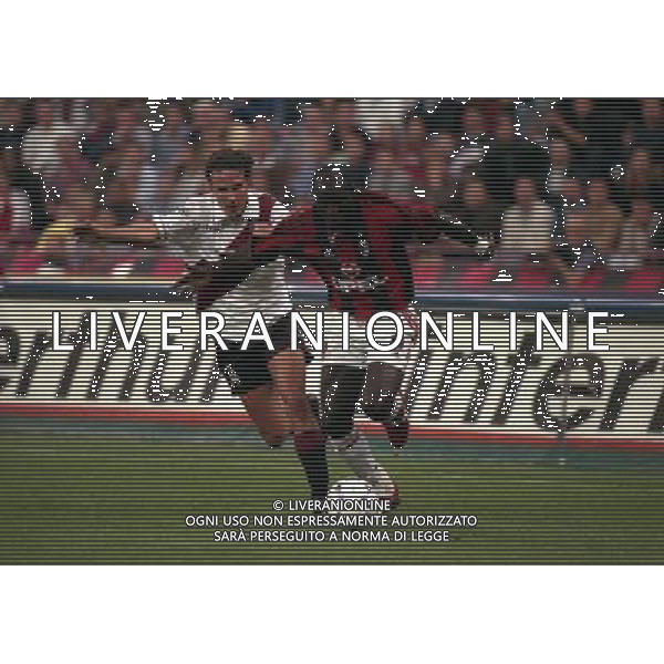 MILANO 23-09-1998 COPPA ITALIA MILAN TORINO NELLA FOTO GEORGE WEAH E GIANLUCA COMOTTO AG ALDO LIVERANI SAS