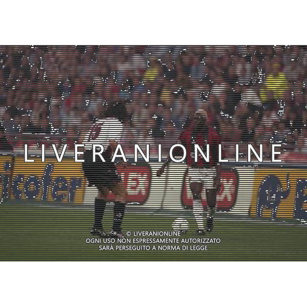 MILANO 23-09-1998 COPPA ITALIA MILAN TORINO NELLA FOTO IBRAHIM BA AG ALDO LIVERANI SAS