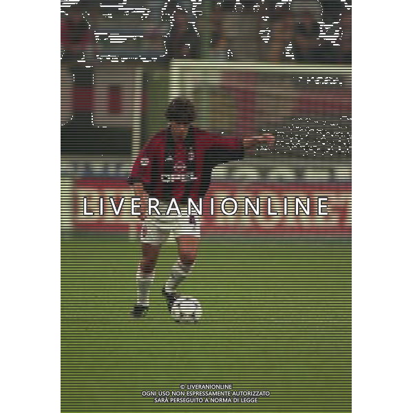 MILANO 23-09-1998 COPPA ITALIA MILAN TORINO NELLA FOTO DEMETRIO ALBERTINI AG ALDO LIVERANI SAS