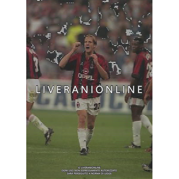 MILANO 23-09-1998 COPPA ITALIA MILAN TORINO NELLA FOTO MASSIMO AMBROSINI AG ALDO LIVERANI SAS