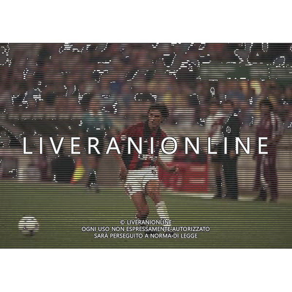 MILANO 23-09-1998 COPPA ITALIA MILAN TORINO NELLA FOTO PAOLO MALDINI AG ALDO LIVERANI SAS