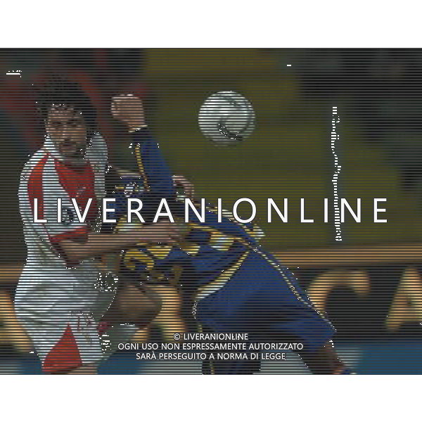 Parma - Siviglia coppa uefa 17/03/2005 nella foto gibbs e pablo alfaro ph marco luzzani/agenzia aldo liverani