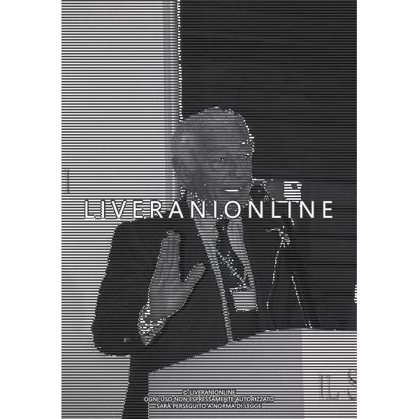 MILANO 28-11-1994 UNIVERSITA\' BOCCONI NELLA FOTO GIANNI AGNELLI AG ALDO LIVERANI SAS