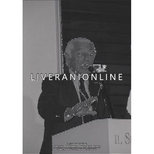 MILANO 28-11-1994 UNIVERSITA\' BOCCONI NELLA FOTO GIANNI AGNELLI AG ALDO LIVERANI SAS