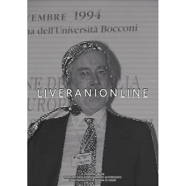 MILANO 28-11-1994 UNIVERSITA\' BOCCONI NELLA FOTO Carlo Luigi Scognamiglio Pasini AG ALDO LIVERANI SAS