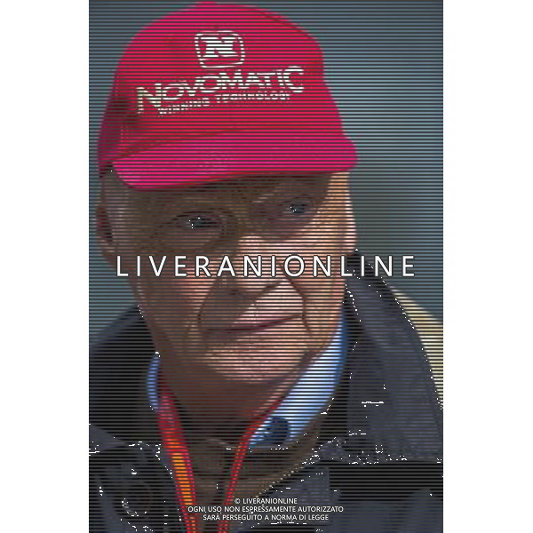 Niki Lauda (AUT) Mercedes Non-Executive Chairman. 23.10.2016. Formula 1 World Championship, Rd 18, United States Grand Prix, Austin, Texas, USA, Race Day. AG ALDO LIVERANI SAS ONLY ITALY