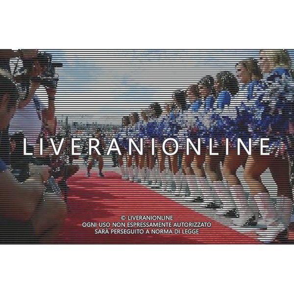 Dallas Cowboys Cheerleaders. 23.10.2016. Formula 1 World Championship, Rd 18, United States Grand Prix, Austin, Texas, USA, Race Day. AG ALDO LIVERANI SAS ONLY ITALY