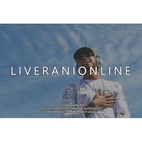 Lewis Hamilton (GBR) Mercedes AMG F1 on the drivers parade. 23.10.2016. Formula 1 World Championship, Rd 18, United States Grand Prix, Austin, Texas, USA, Race Day. AG ALDO LIVERANI SAS ONLY ITALY