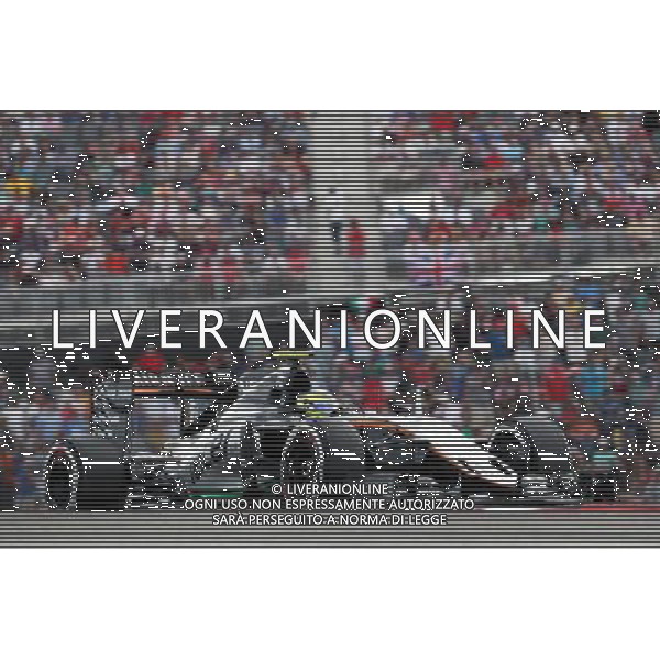 Sergio Perez (MEX) Sahara Force India F1 VJM09. 23.10.2016. Formula 1 World Championship, Rd 18, United States Grand Prix, Austin, Texas, USA, Race Day. AG ALDO LIVERANI SAS ONLY ITALY