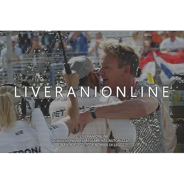 Lewis Hamilton (GBR) Mercedes AMG F1 on the grid with Gordon Ramsey (GBR) Celebrity Chef. 23.10.2016. Formula 1 World Championship, Rd 18, United States Grand Prix, Austin, Texas, USA, Race Day. AG ALDO LIVERANI SAS ONLY ITALY