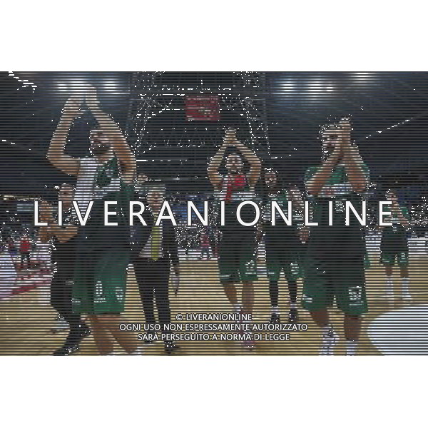 Consultinvest Pesaro vs Sidigas Avellino 23/10/2016 nella foto: ESULTANZA FINALE SIDIGAS AVELLINO ©CLAUDIO ZAMAGNI/AGENZIA ALDO LIVERANI S.A.S.