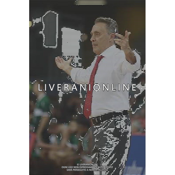 Consultinvest Pesaro vs Sidigas Avellino 23/10/2016 nella foto: COACH BUCCHI PIERO ©CLAUDIO ZAMAGNI/AGENZIA ALDO LIVERANI S.A.S.