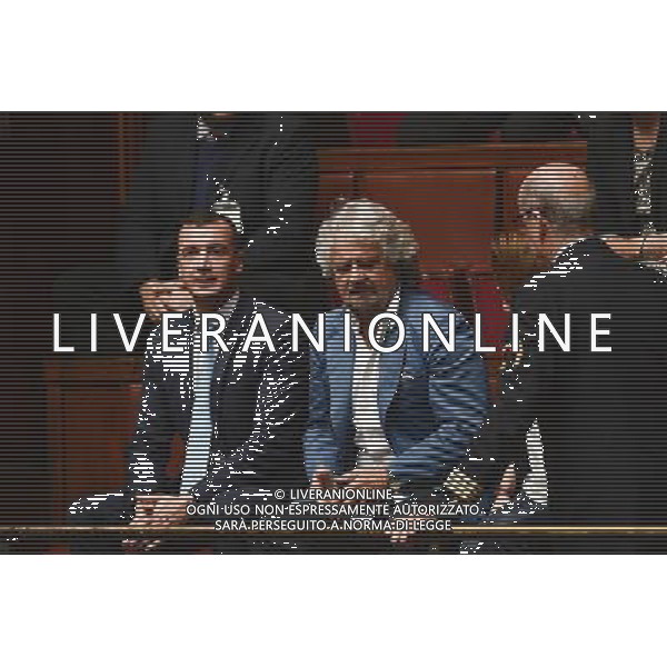 Roma - 25.10.2016 - Camera dei Deputati - Modifiche alla legge 31 ottobre 1965 n. 1261 concernenti il trattamento economico e previdenziale spettante ai membri del Parlamento - nella foto: Beppe Grillo nelle tribune del pubblico / Ph. Corradetti-Ag Aldo Liverani / AGENZIA ALDO LIVERANI SAS