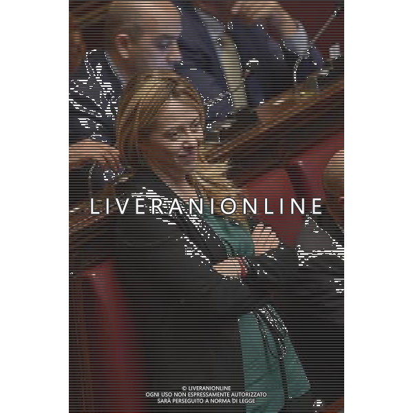 Roma - 25.10.2016 - Camera dei Deputati - Modifiche alla legge 31 ottobre 1965 n. 1261 concernenti il trattamento economico e previdenziale spettante ai membri del Parlamento - nella foto: Giorgia Meloni / Ph. Corradetti-Ag Aldo Liverani / AGENZIA ALDO LIVERANI SAS