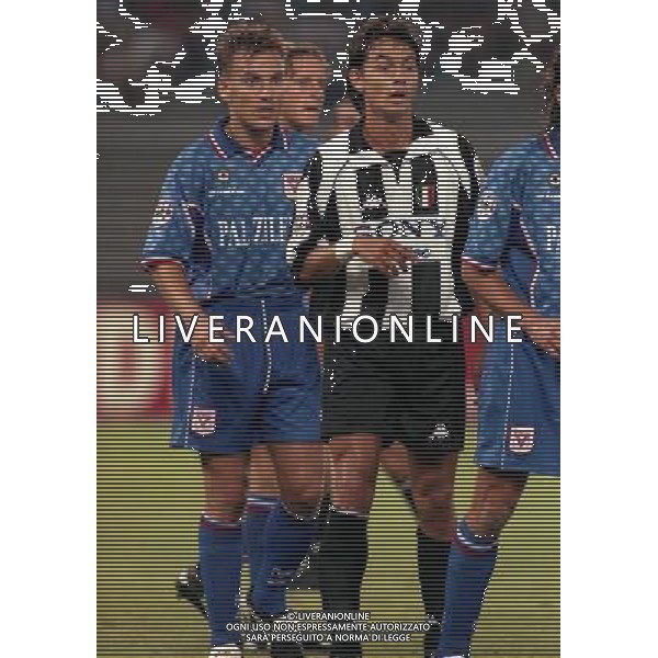 TORINO FINALE SUPERCOPPA ITALIANA 23-08-1997 JUVENTUS VICENZA NELLA FOTO FILIPPO INZAGHI AG ALDO LIVERANI SAS