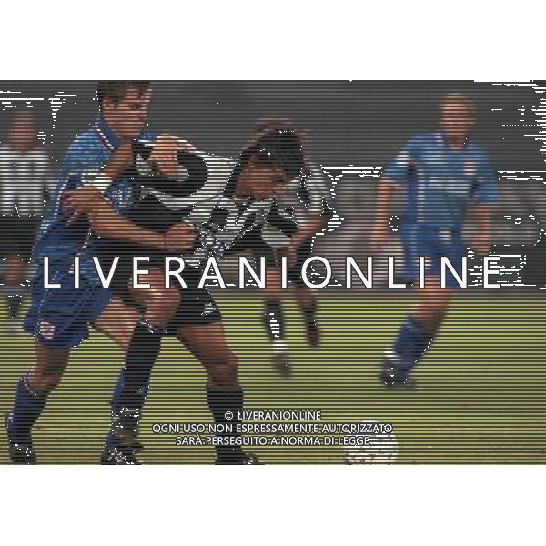 TORINO FINALE SUPERCOPPA ITALIANA 23-08-1997 JUVENTUS VICENZA NELLA FOTO FILIPPO INZAGHI AG ALDO LIVERANI SAS