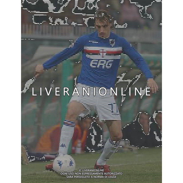 GENOVA 17/03/05 COPPA ITALIA TIM 2004/05 SAMPDORIA-CAGLIARI NELLA FOTO ZENONI CRISTIAN PH GIGI ARCAINI/AG.ALDO LIVERANI