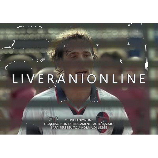 24-08-1998 COPPA ITALIA LUMEZZANE CAGLIARI NELLA FOTO ROBERTO MUZZI AG ALDO LIVERANI SAS