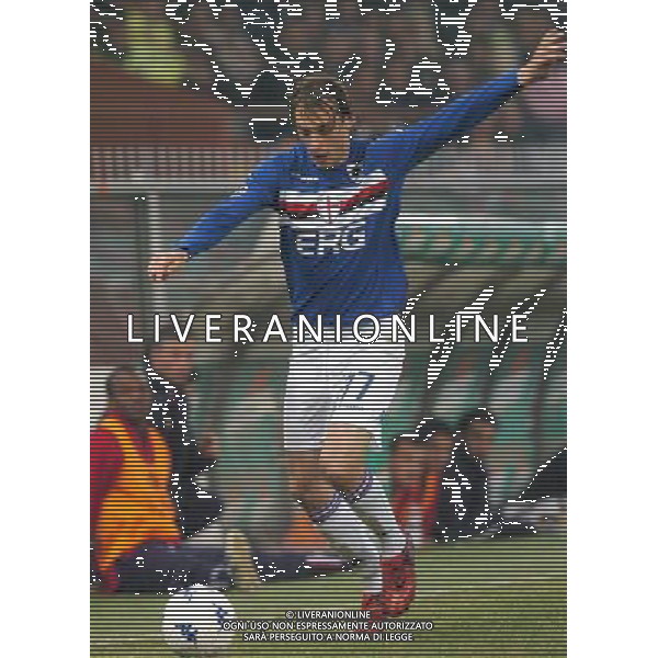 GENOVA 17/03/05 COPPA ITALIA TIM 2004/05 SAMPDORIA-CAGLIARI NELLA FOTO ZENONI CRISTIAN PH GIGI ARCAINI/AG.ALDO LIVERANI