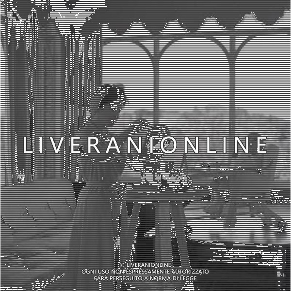 Gina Lollobrigida, nome d\'arte di Luigia Lollobrigida, attrice e scultrice italiana - Retrospettiva nella foto con il figlio Andrea Milko Skofic Jr. nel 1957 ©ARCHIVIO / AGENZIA ALDO LIVERANI SAS - ITALY ONLY EDITORIAL USE ONLY