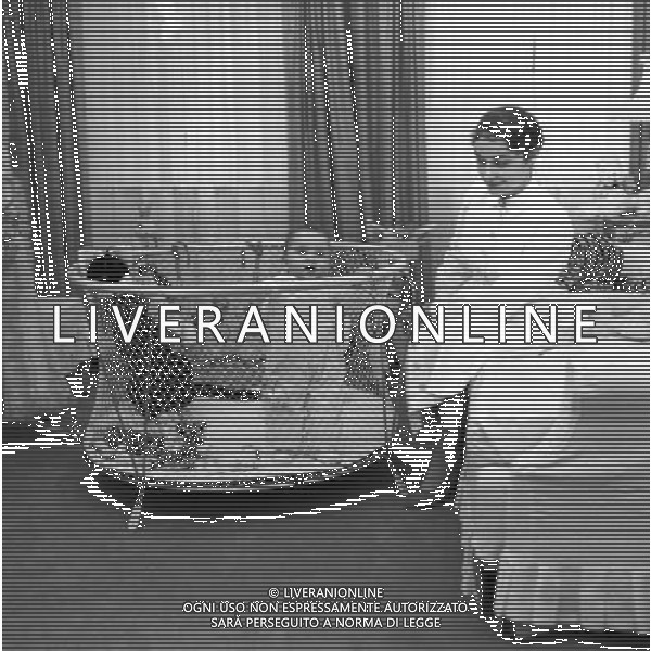 Andrea Milko Skofic Jr. figlio di Gina Lollobrigida, nome d\'arte di Luigia Lollobrigida, attrice e scultrice italiana - Retrospettiva nel 1957 ©ARCHIVIO / AGENZIA ALDO LIVERANI SAS - ITALY ONLY EDITORIAL USE ONLY