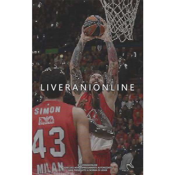 Turkish Airline Eurolega 2016/2017 Regular Season Milano - 27.10.2016 EA7 Emporio Armani Milano-Real Madrid Nella Foto:Miroslav Raduljica /Ph.Vitez-Ag. Aldo Liverani