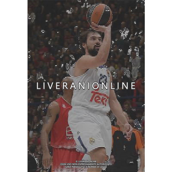 Turkish Airline Eurolega 2016/2017 Regular Season Milano - 27.10.2016 EA7 Emporio Armani Milano-Real Madrid Nella Foto:Llull Sergio /Ph.Vitez-Ag. Aldo Liverani